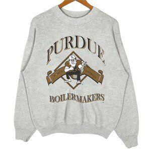 Vintage Purdue University Sweatshirt, Retro Purdue Boilermakers Football Shirt